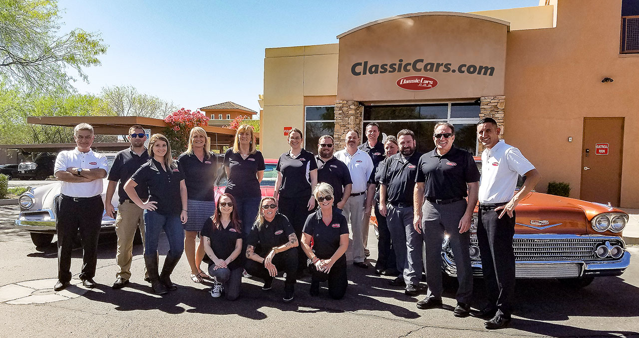 ClassicCars.com team photo in 2016